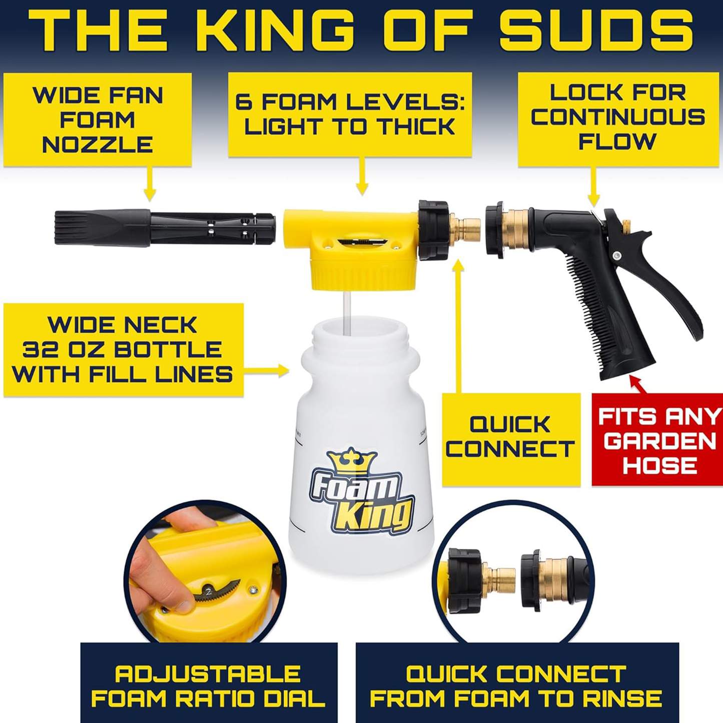 Foam King Foam Gun