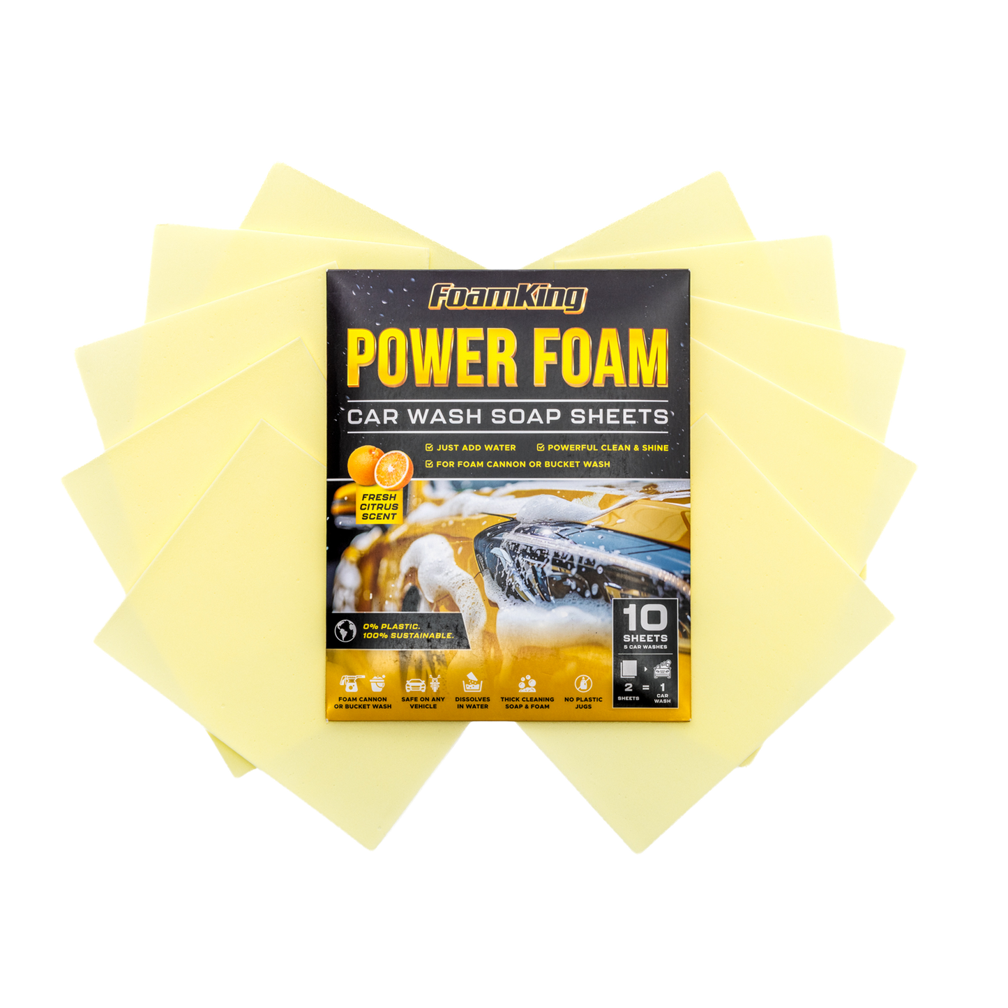 Foam King Wash Soap Sheets