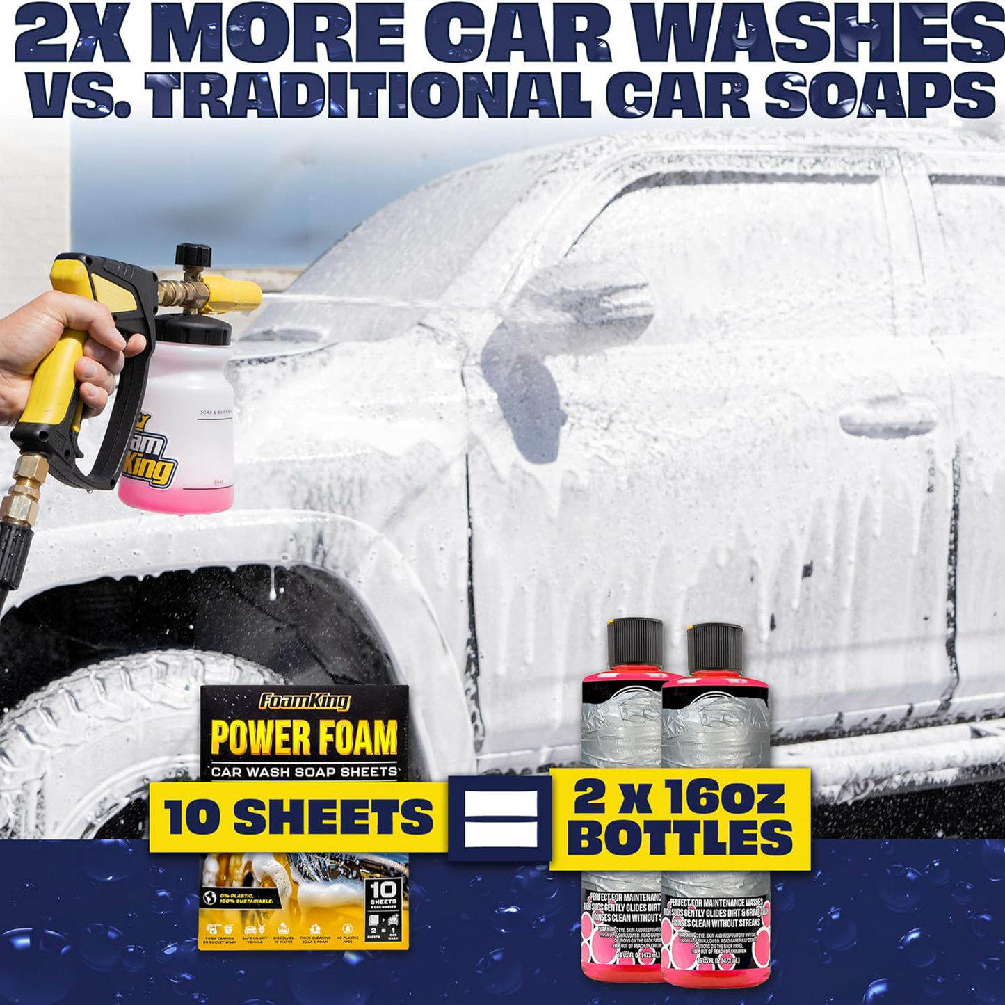 Foam King Wash Soap Sheets